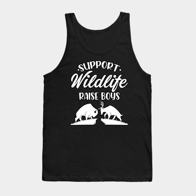 Funny Mom of Boys Gift Tank Top by KsuAnn